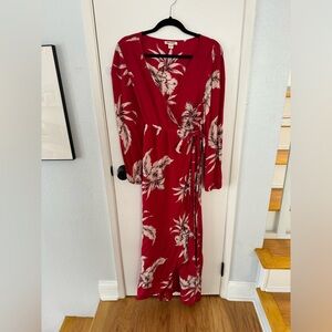 Billabong wrap maxi dress